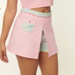 Polly Pocket x Unique Vintage Skort Pink